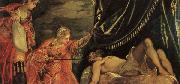 Jacopo Robusti Tintoretto Judith and Holofernes oil painting on canvas